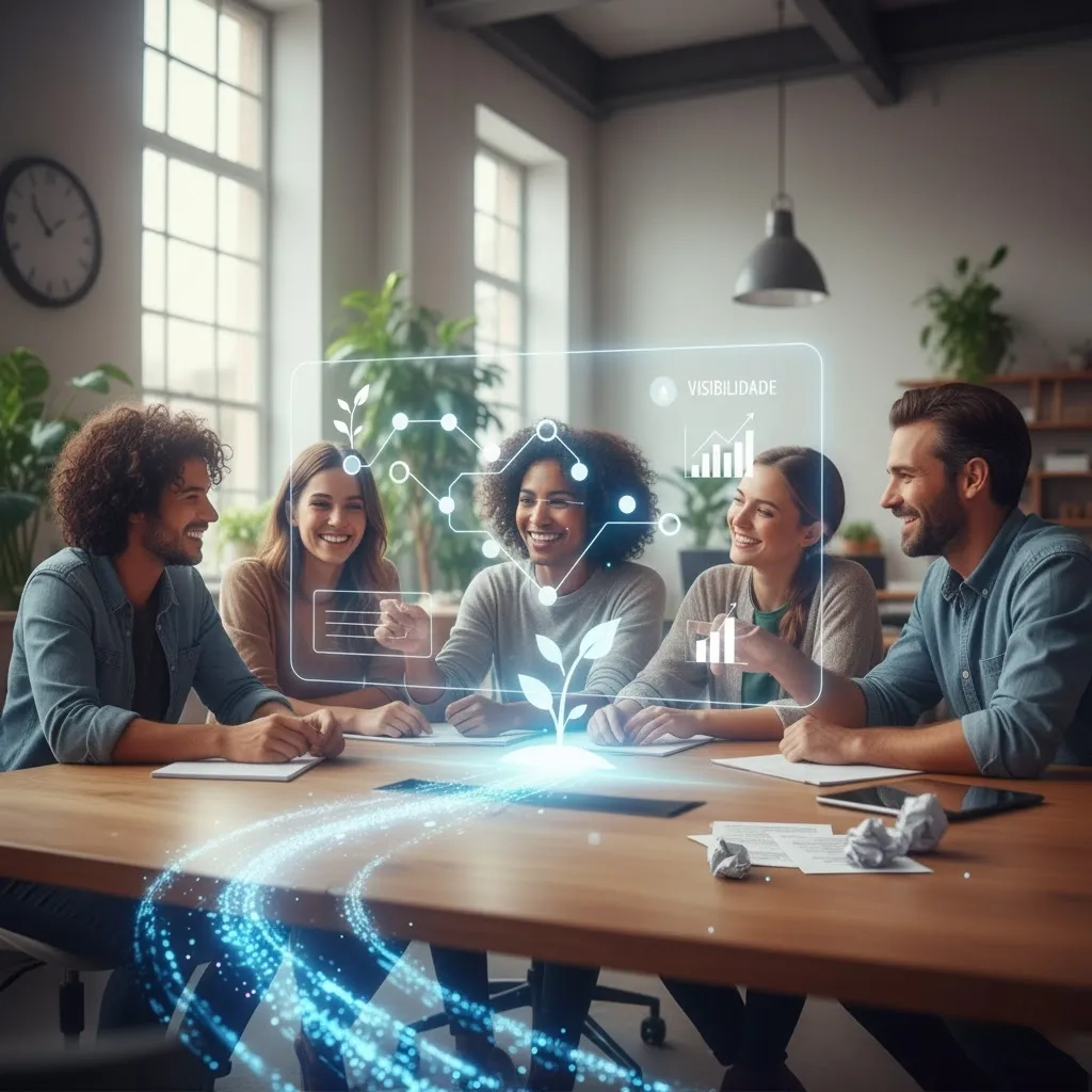 Equipe YMA Connect analisando dados e resultados